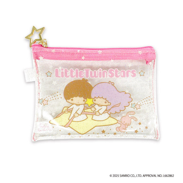 『リトルツインスターズ Wish Core』ミニクリアポーチ ほしぞら